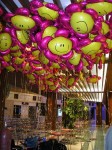ромашка из фольги, 70 сантиметров. Наполнение гелий