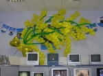 14-ветвь мимоз из шаров — 350грн.