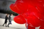 8 букет из сердец надутых гелием