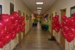 9-сердце надутое гелием, 25см