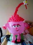 8 Смешарик нюша фигура из воздушшных шаров