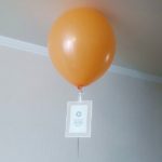 гелевый шарик 30см свободно поднимает фотографию 10х15